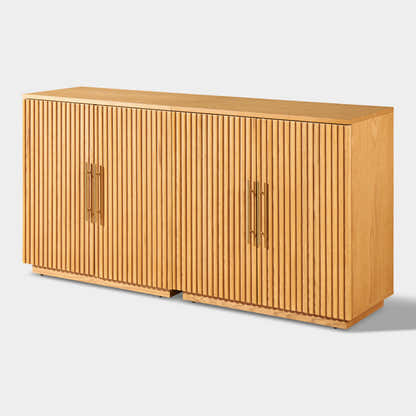 Holt 63″ Medienkonsole aus Eiche (2er-Set) 