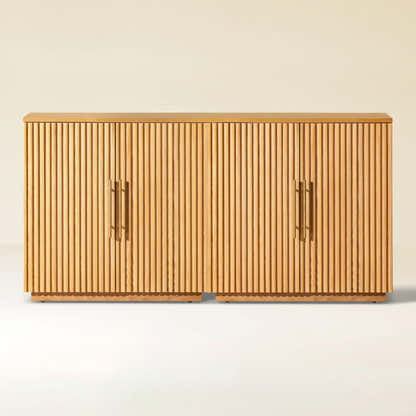 Holt 63″ Medienkonsole aus Eiche (2er-Set) 