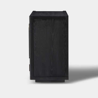 Alvar gewölbter 31,5-Zoll-Lagerschrank aus Eiche