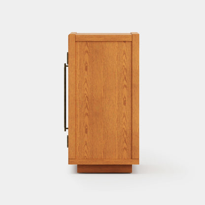 Alvar Arched 32″  Oak Storage Cabinet