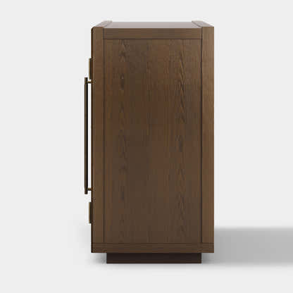 Alvar Arched 94,5″ Modulare Medienkonsole aus Eiche (3er-Set)