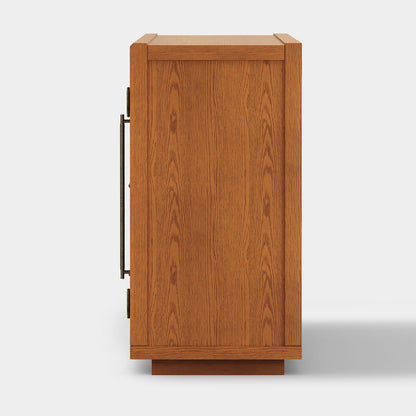 Alvar Arched 94,5″ Modulare Medienkonsole aus Eiche (3er-Set)