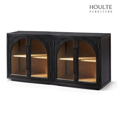 Alvar Arched 63″ Medienkonsole aus Eiche (2er-Set)