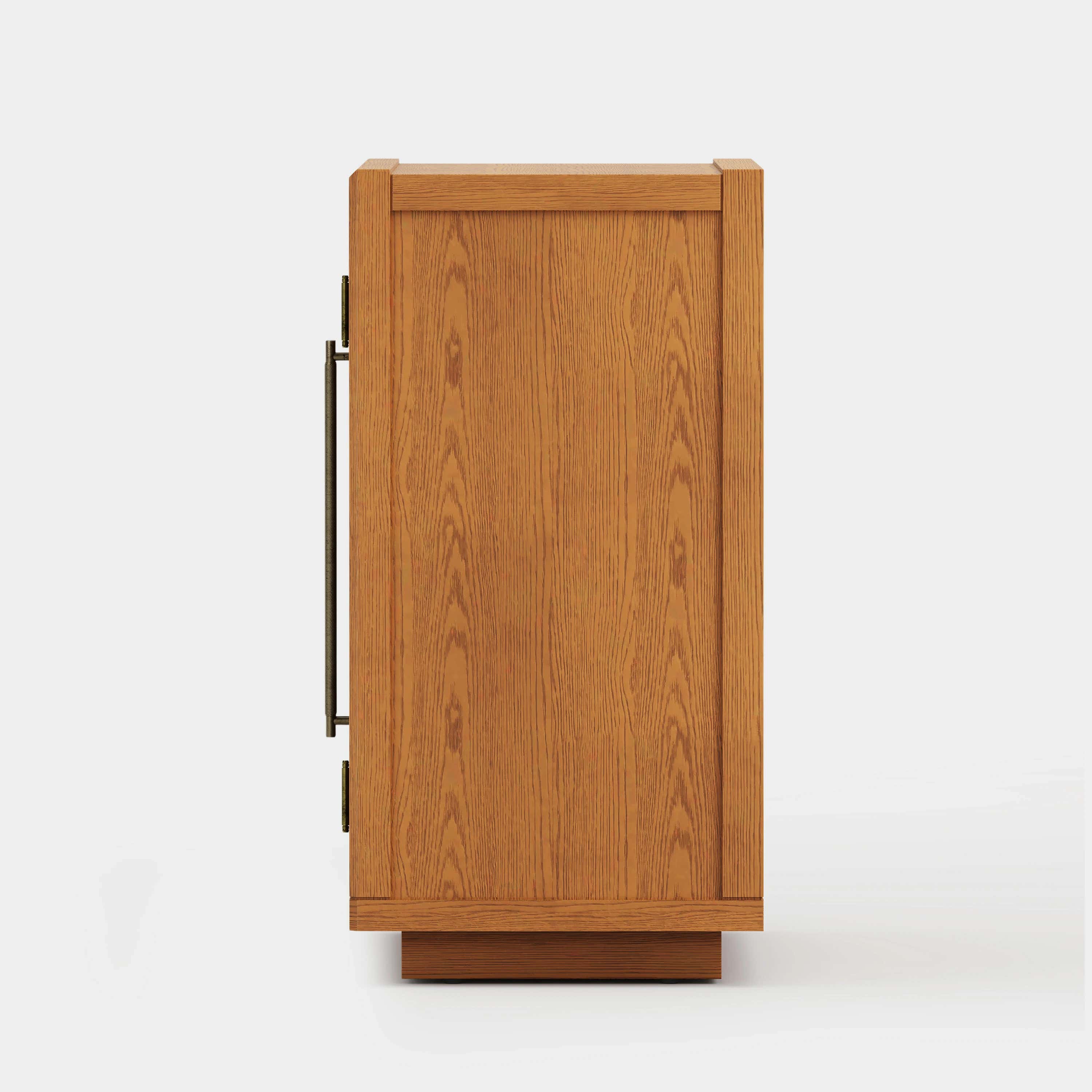 Alvar Arched 157.5″ Oak Modular Media Console(Set of 5)