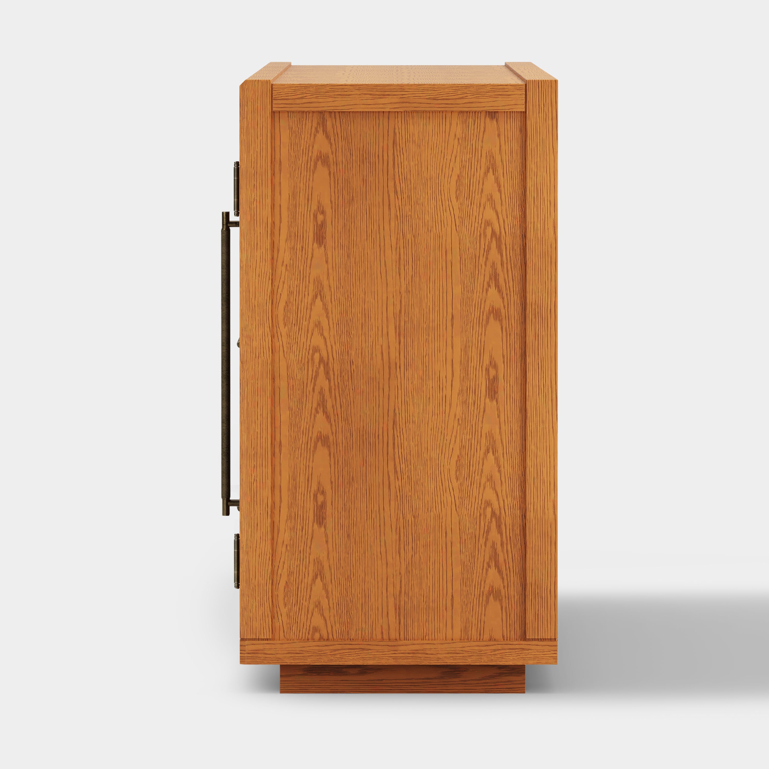 Alvar Arched 94,5″ Modulare Medienkonsole aus Eiche (3er-Set)