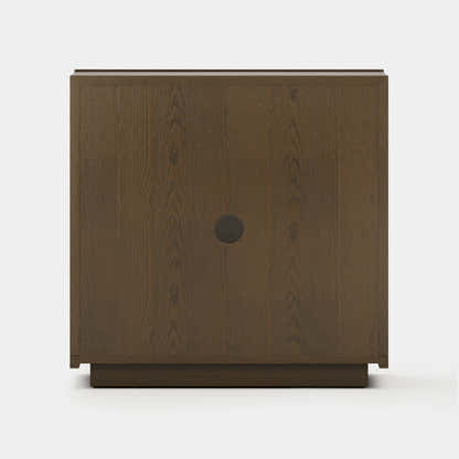 Alvar gewölbter 31,5-Zoll-Lagerschrank aus Eiche