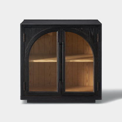 Alvar Arched 94,5″ Modulare Medienkonsole aus Eiche (3er-Set)