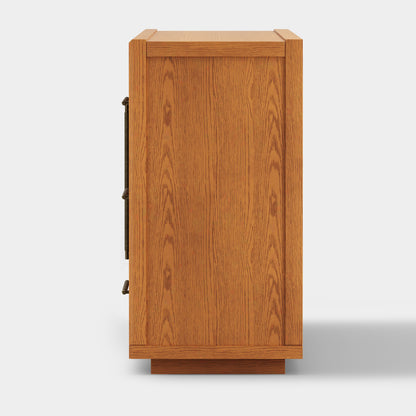 Alvar Arched 94,5″ Modulare Medienkonsole aus Eiche (3er-Set)