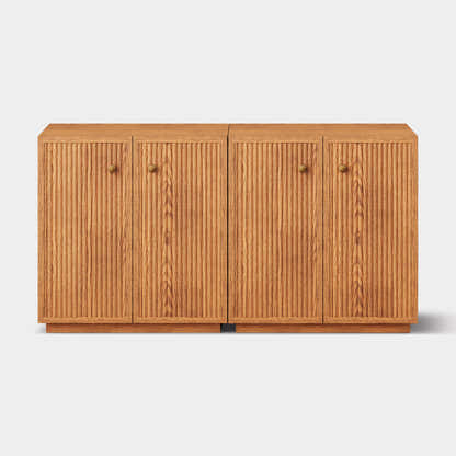 Avery Oak Cabinet 60"W (Set of 2)