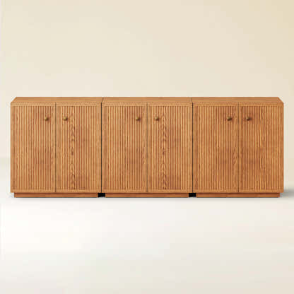 Avery Oak Sideboard 90"W(Set of 3)