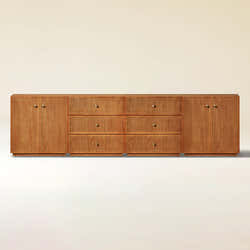 Avery Oak Modular Media Console 120