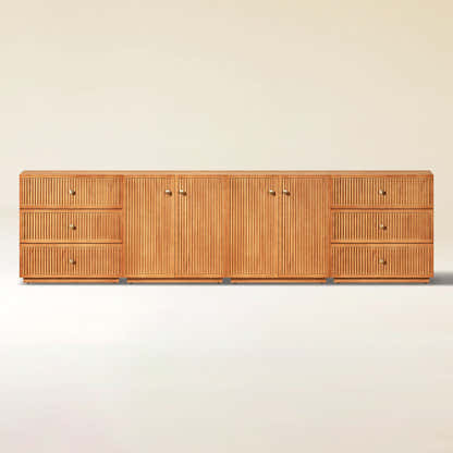 Avery Oak Modular Sideboard 120"W