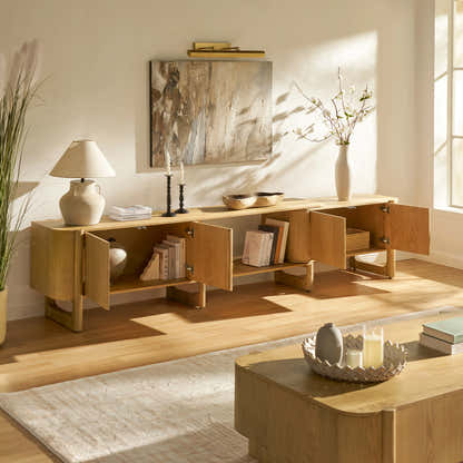 Ausziehbarer TV-Ständer Silas 80" bis 110"