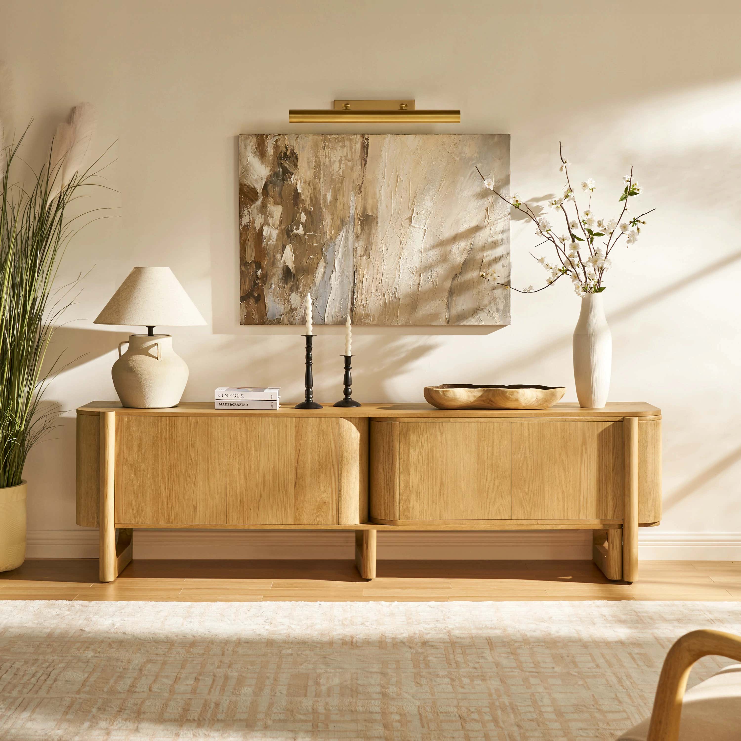 Ausziehbarer TV-Ständer Silas 80" bis 110"