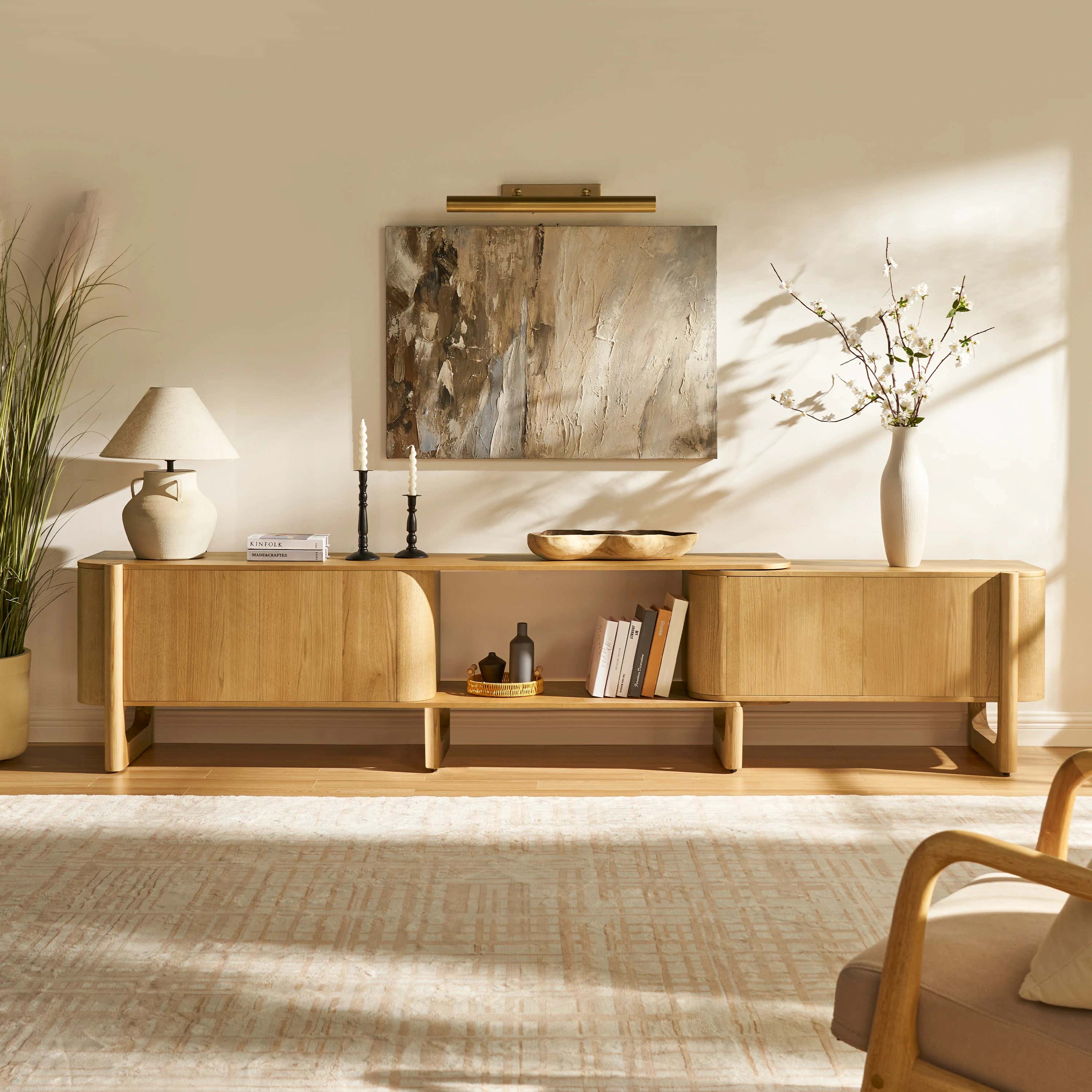 Ausziehbarer TV-Ständer Silas 80" bis 110"