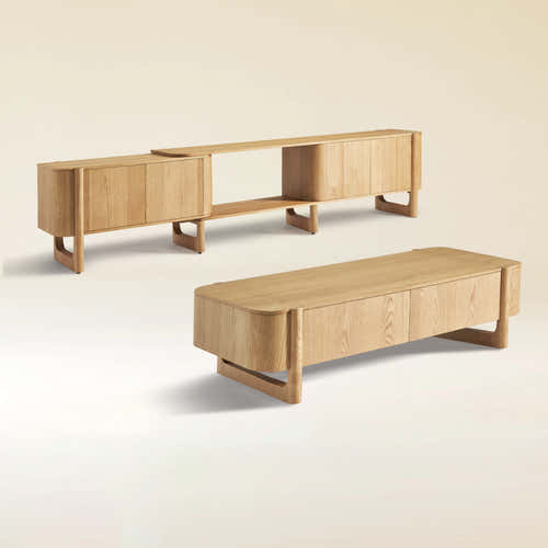 Ausziehbarer TV-Ständer Silas 80" bis 110"