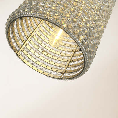 Stellar Beads Pendant Lights Smoke Clear 12"#Finish_Clear