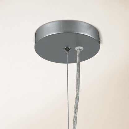 Stellar Beads Pendelleuchten, rauchfarben, klar, 30,5 cm