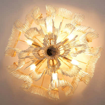 Teresa Cadena Chain Tassel Flush Mount 31"W