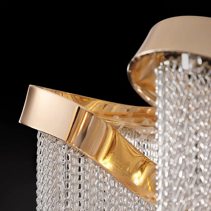 Teresa Cadena Chain Tassel Flush Mount 31"W