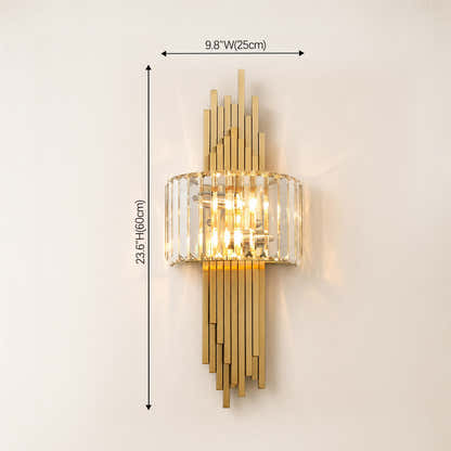 Oriana Crystal Wall Sconce 9.8"