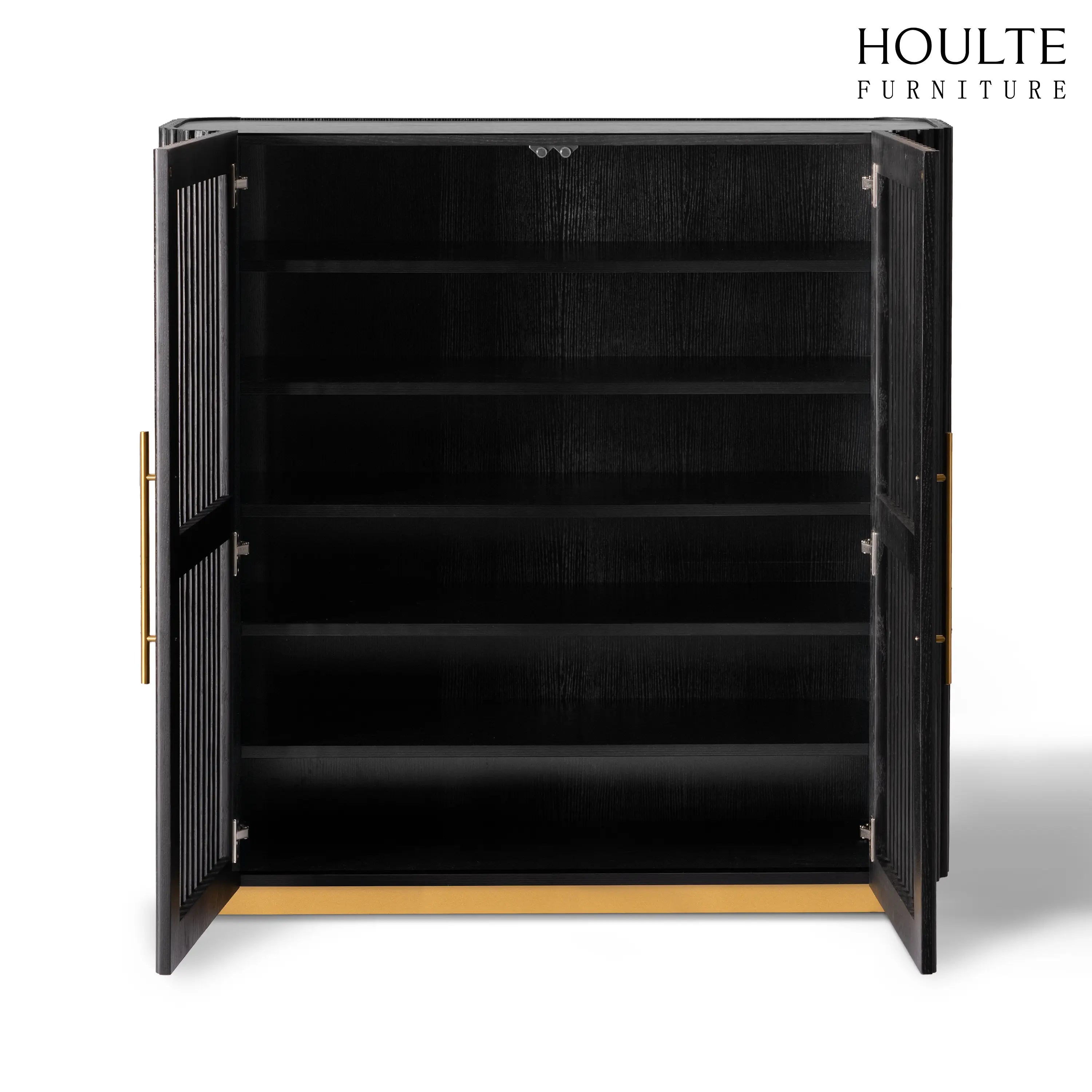 Holton 47"H Eichenholz-Aufbewahrungsschrank