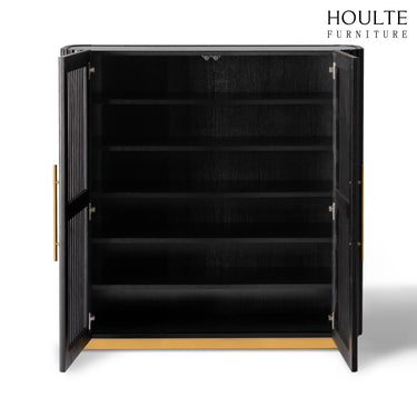 Holton 47"H Eichenholz-Aufbewahrungsschrank