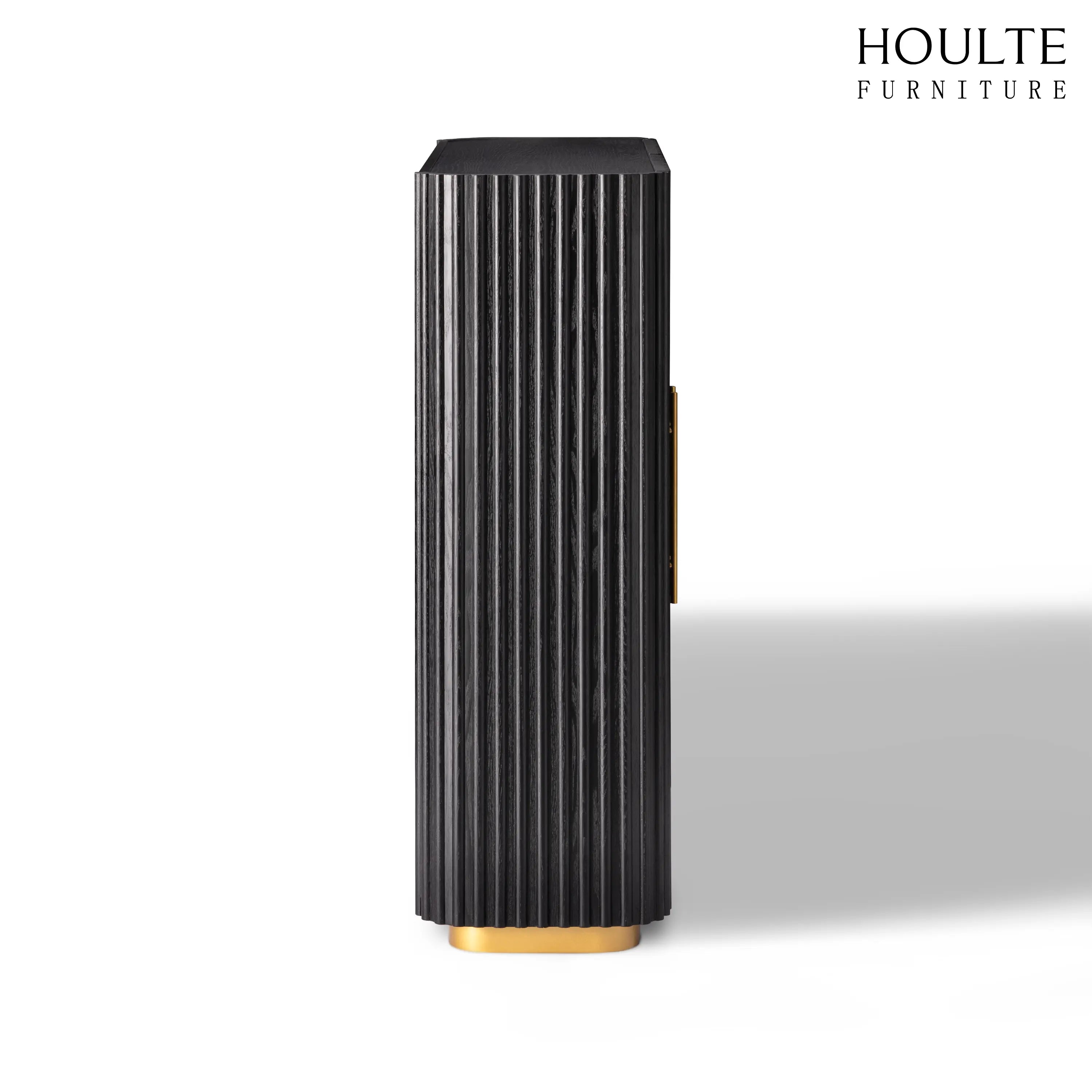 Holton 47"H Eichenholz-Aufbewahrungsschrank