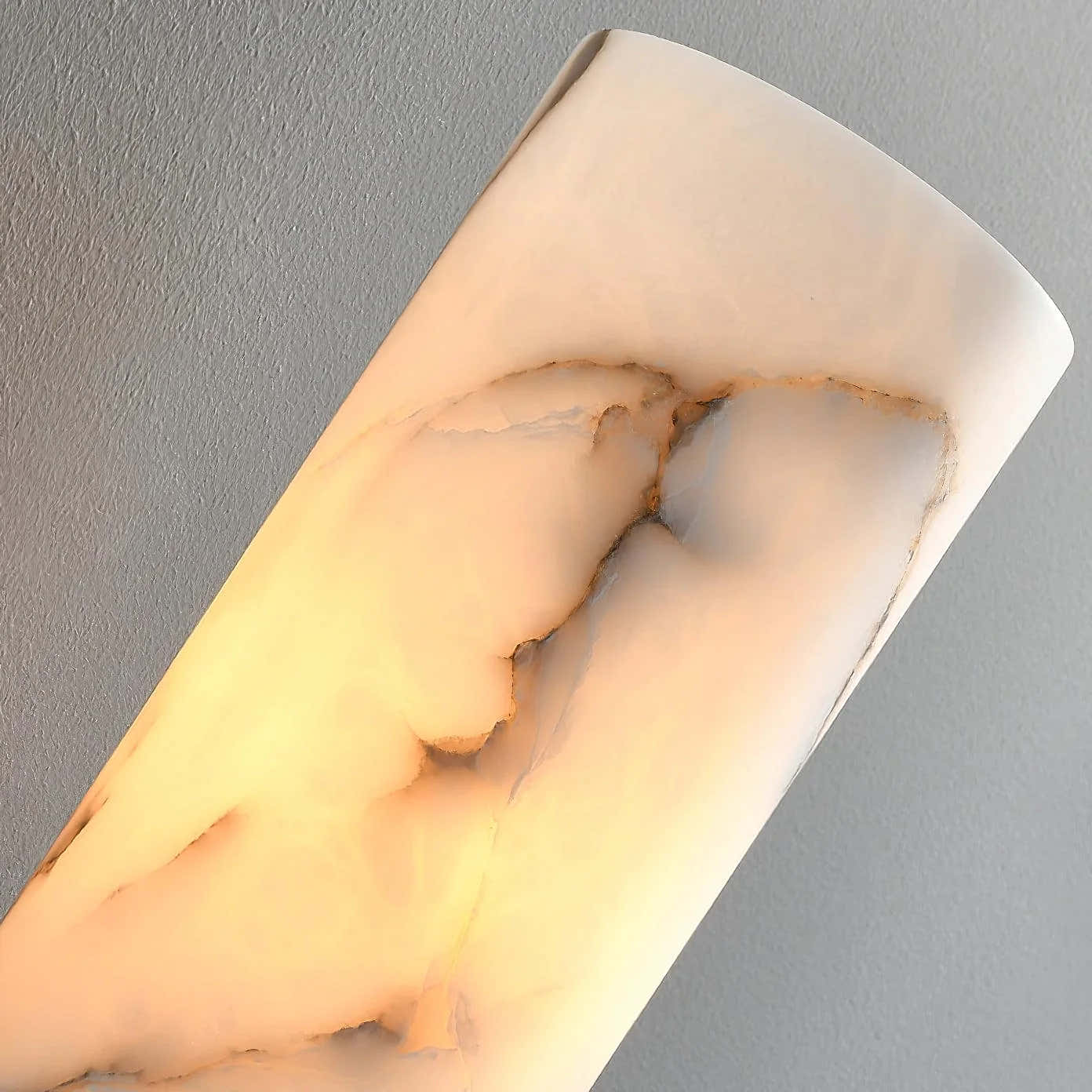 Xelora Alabaster Torch Wall Sconce