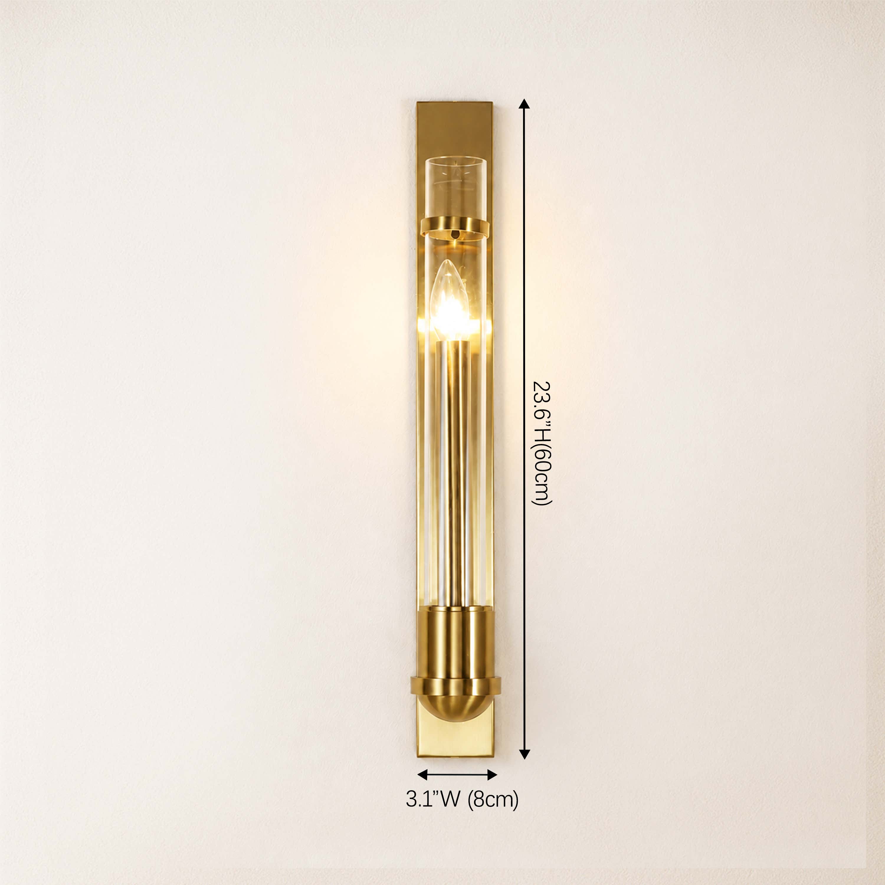 Vectra Glass Linear Wall Sconce