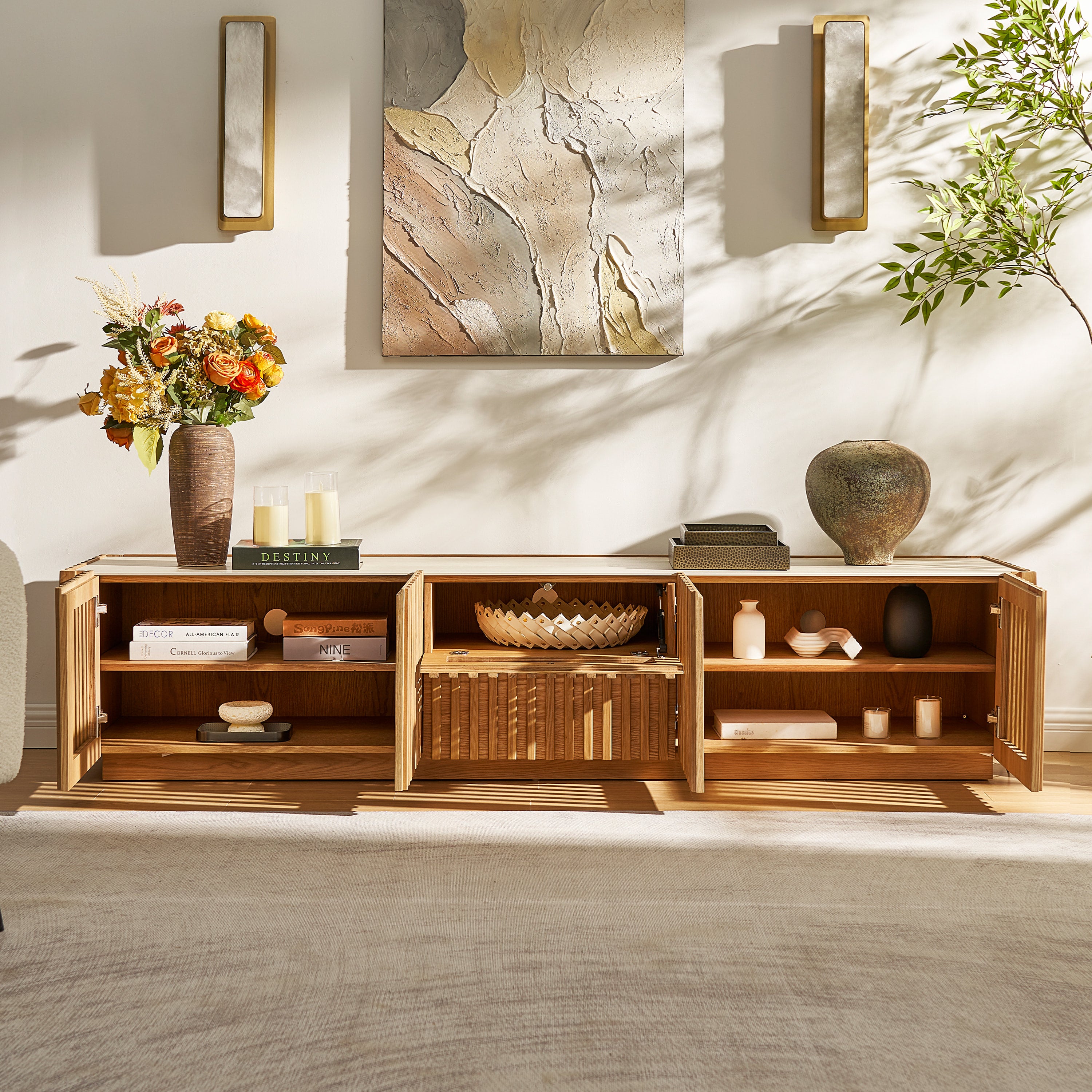 Isla Oak Medienkonsole 80"