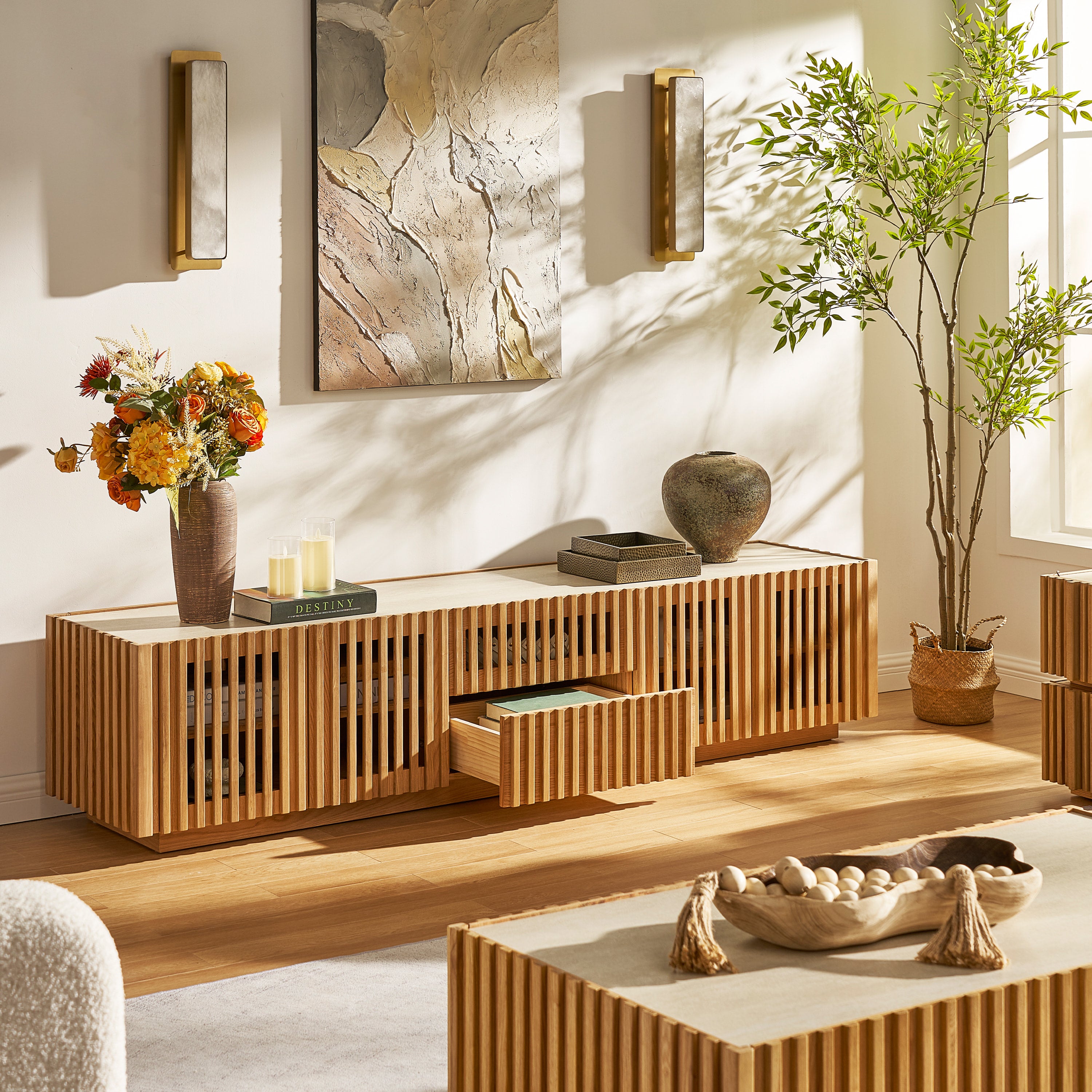 Isla Oak Medienkonsole 80"