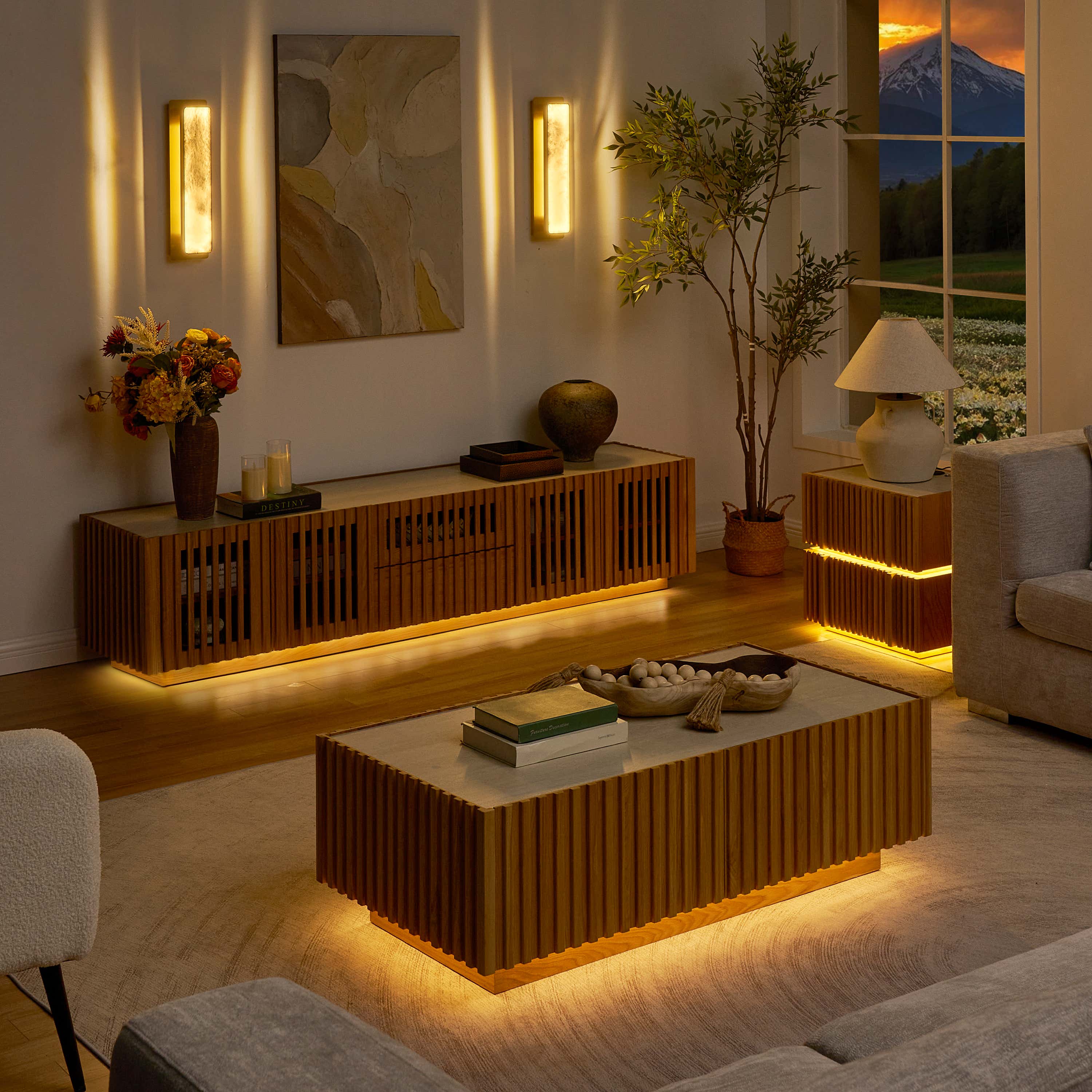 Isla Oak Medienkonsole 80"