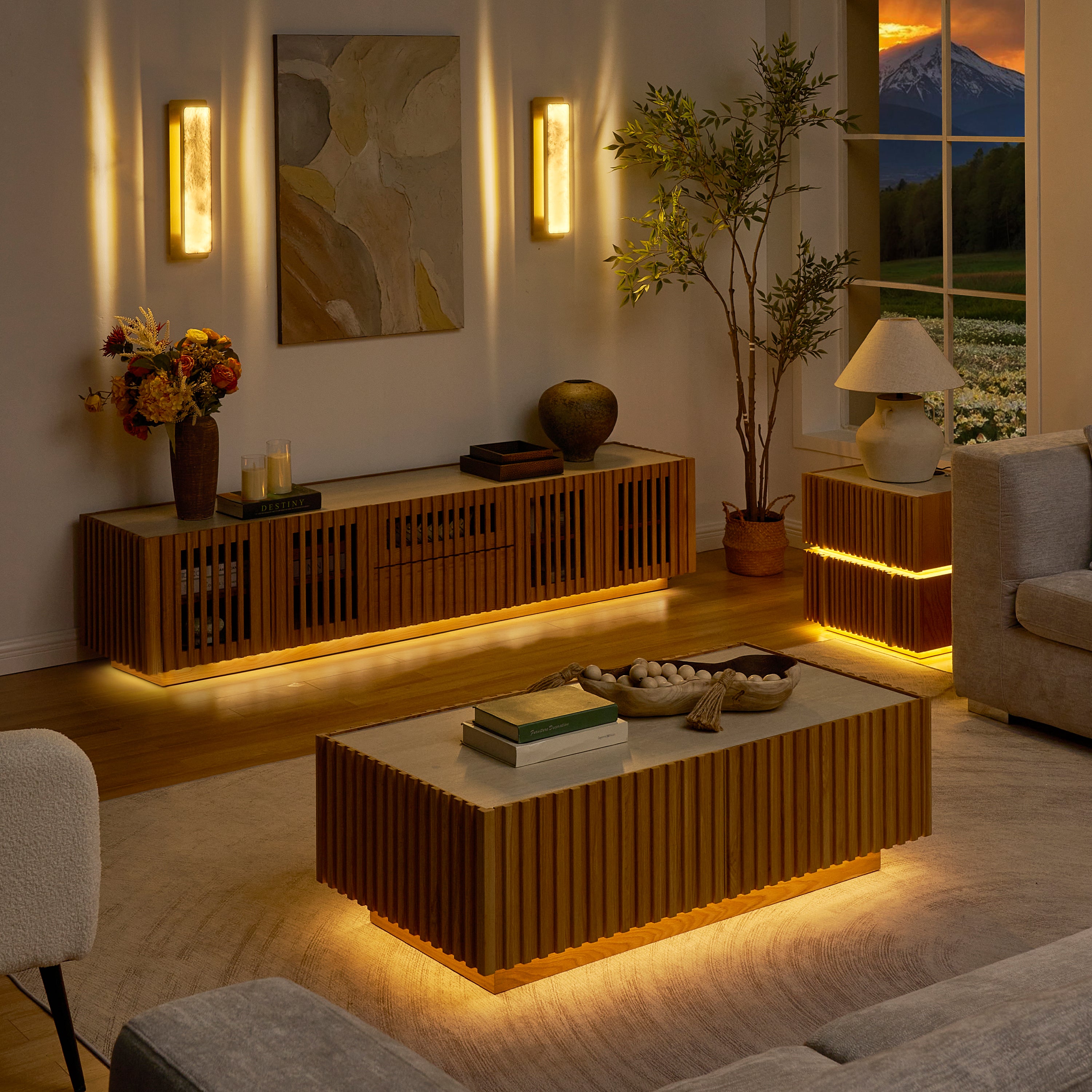 Isla Oak Medienkonsole 80"