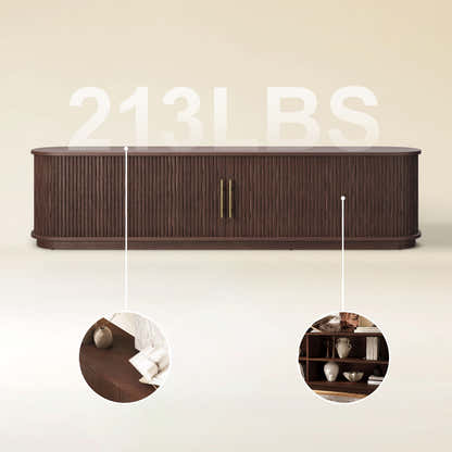 Sledin Sliding Door Media Console 84"W