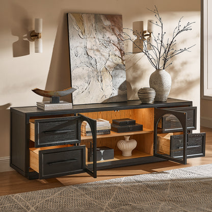 Alvar Oak Medienkonsole 80"B
