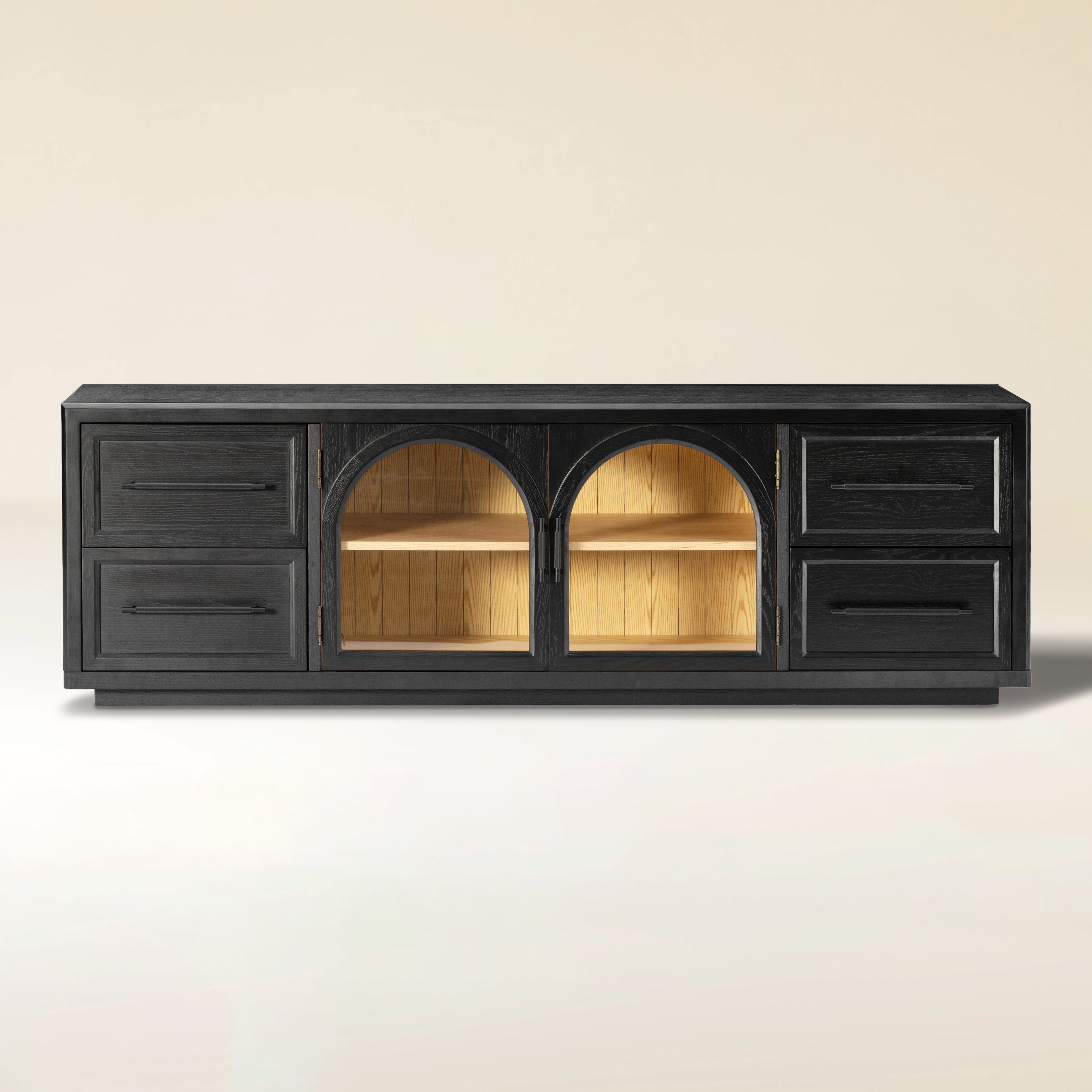 Alvar Oak Medienkonsole 80"B