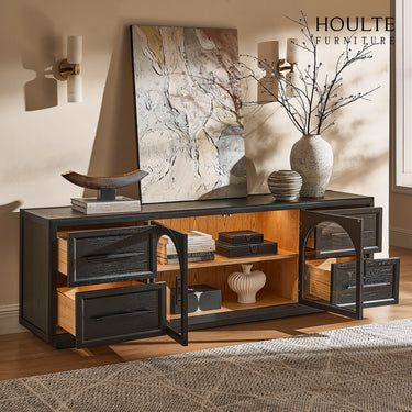 Alvar Oak Medienkonsole 80"B