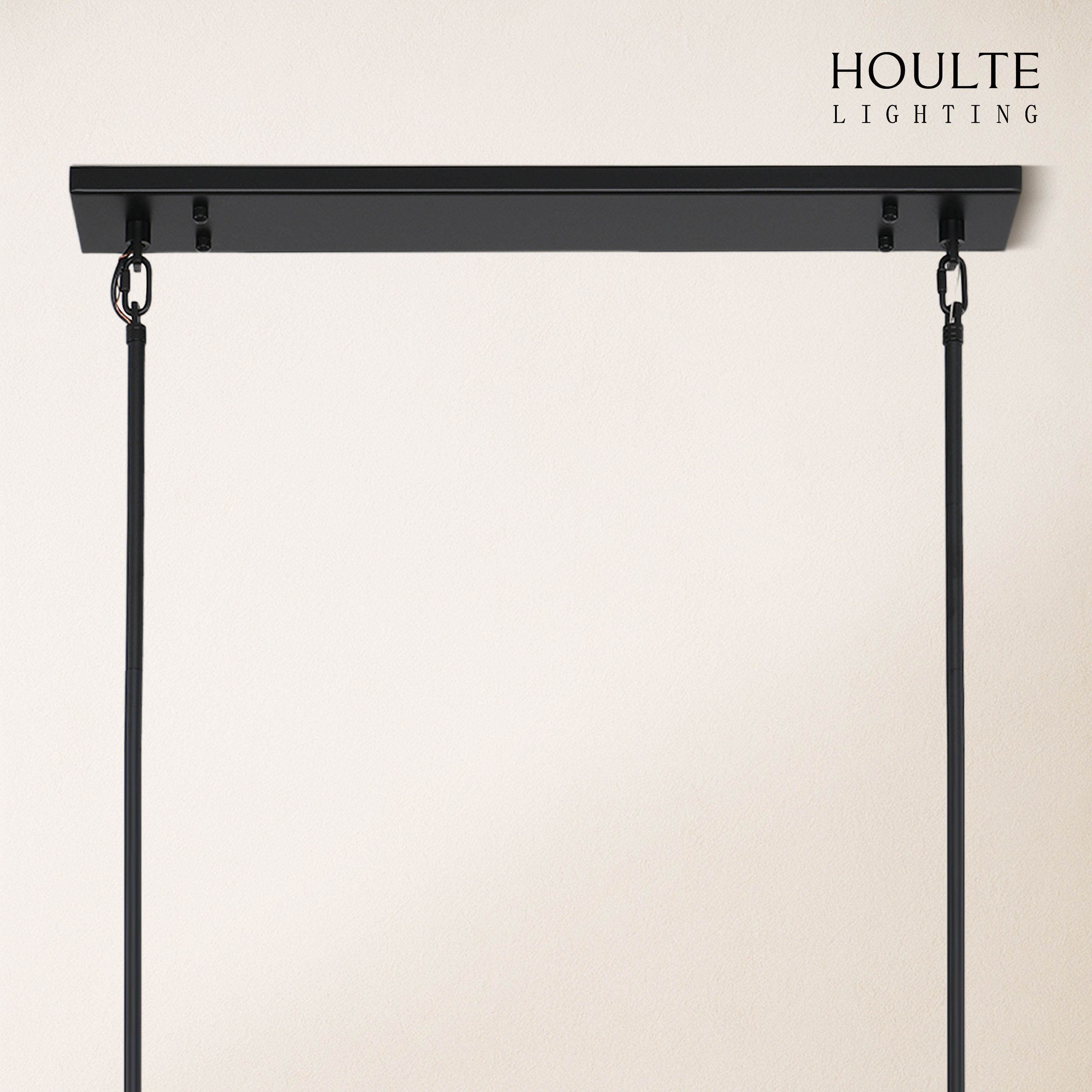 Vellum Rectangular Chandelier 68"L
