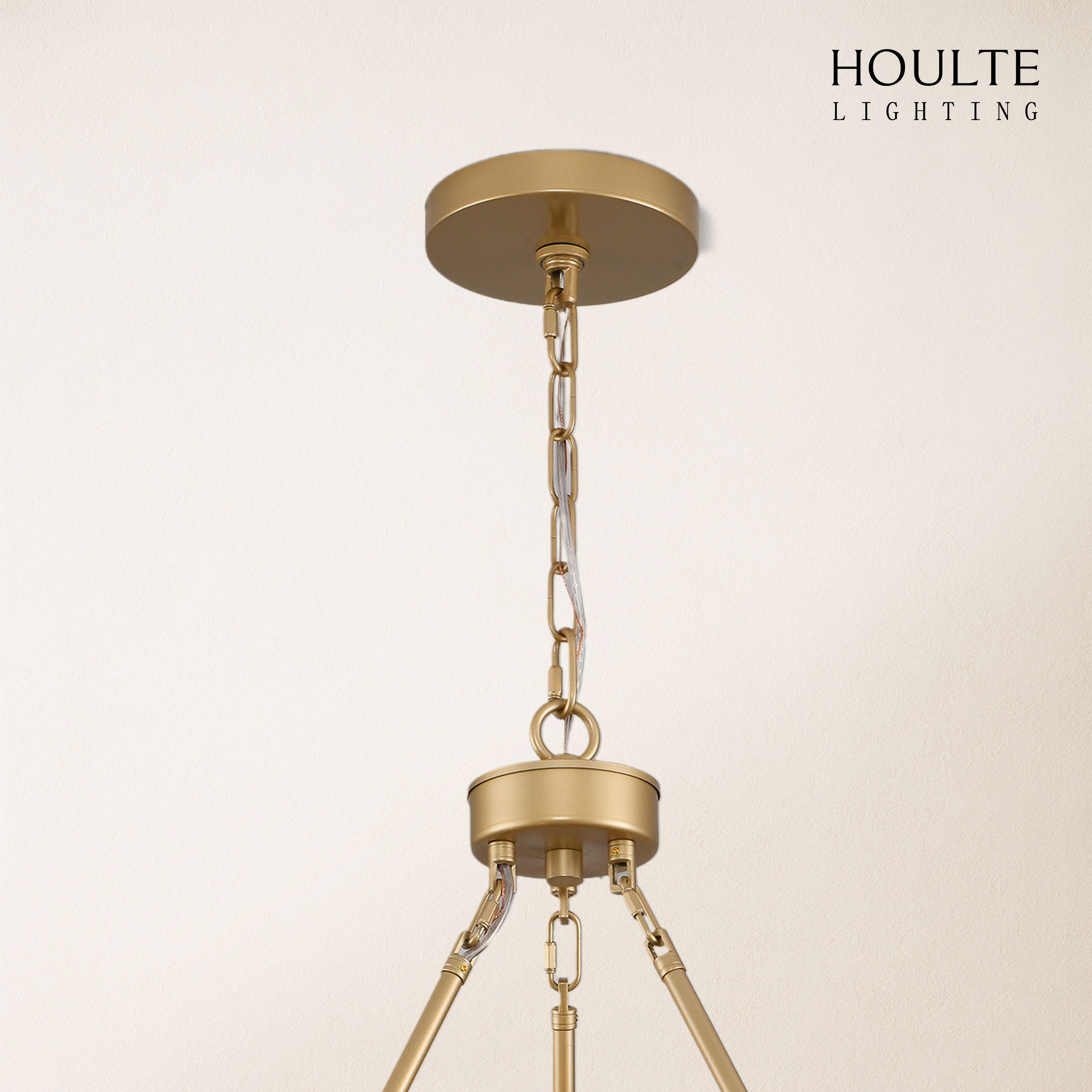 Vellum Round Chandelier 24"D