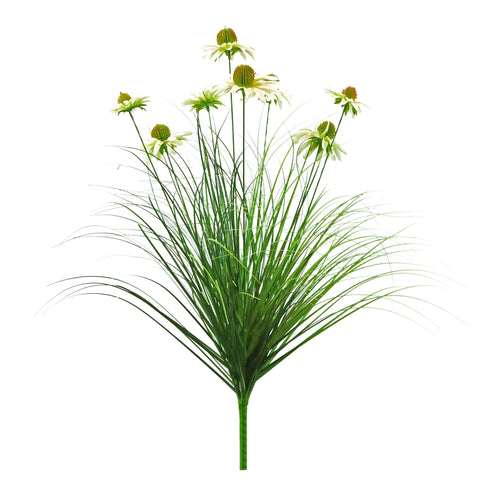 Künstlicher Chrysanthemen-Spray mit 8 Köpfen, 12,7 cm hoch