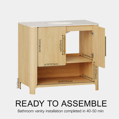 Jude Bathroom Vanity 36"W