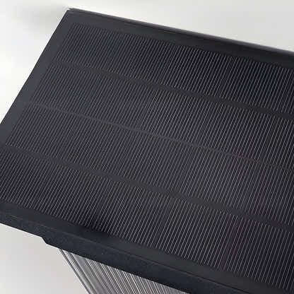 Schwarze rechteckige transparente LED-Außenwandleuchten aus Acryl 