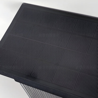 Schwarze rechteckige transparente LED-Außenwandleuchten aus Acryl 