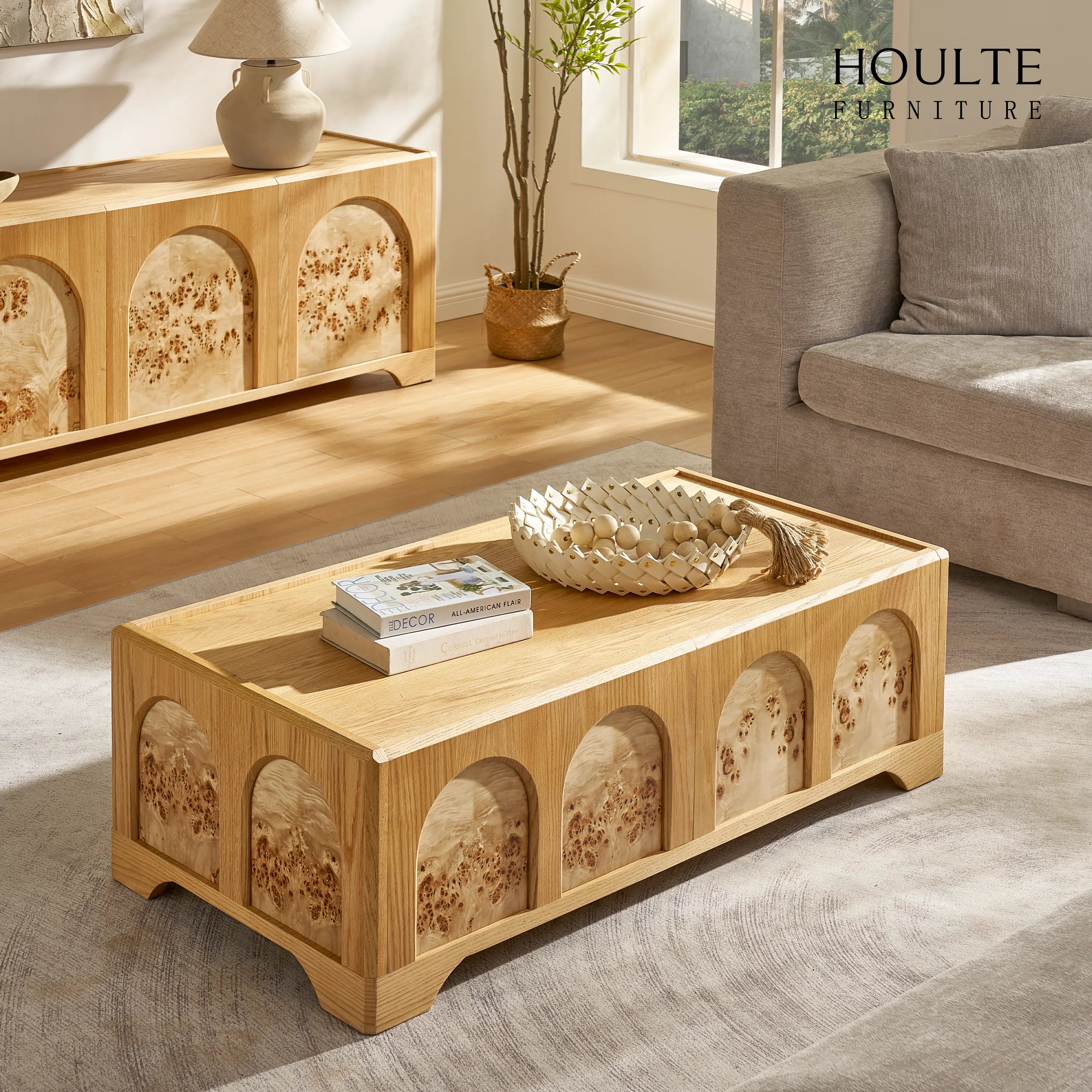 Couchtisch Aurora aus Eiche, 119,4 cm