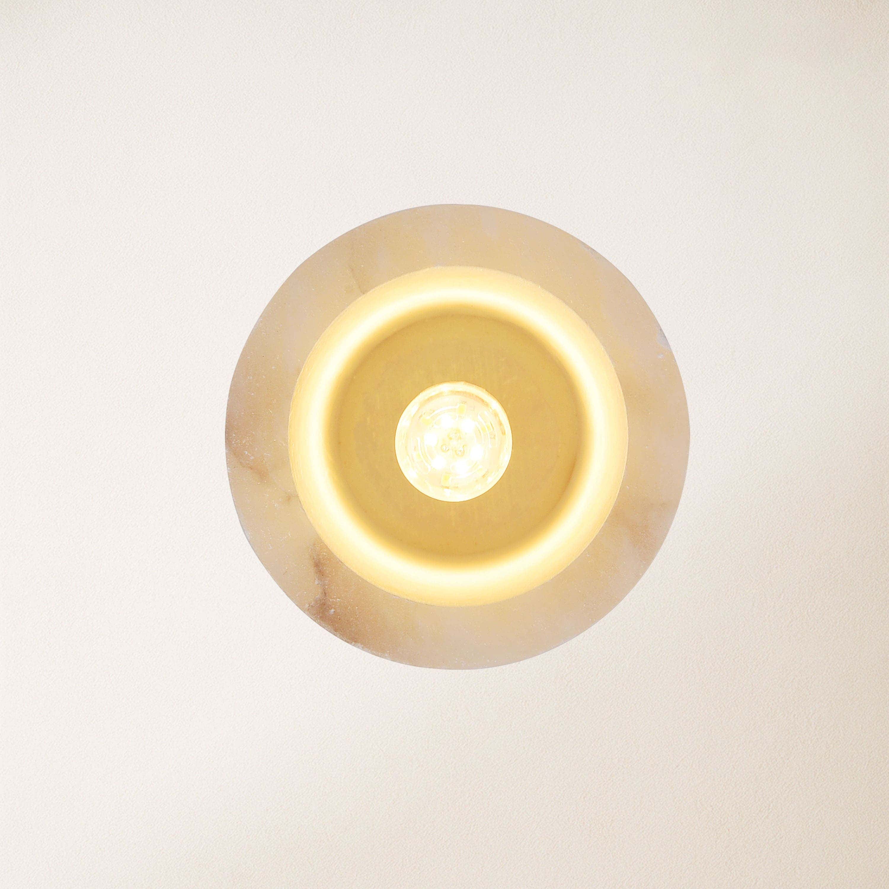 Arlo Alabaster Pendant Lights 5"D