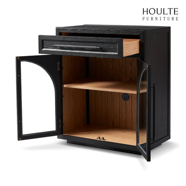 Alvar gewölbtes 64" Sideboard aus Eiche mit Schubladen (2er-Set)