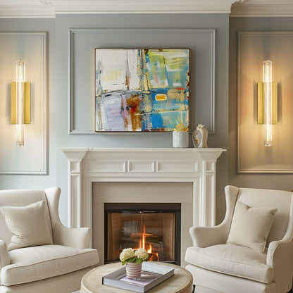 Clara Glow Crystal Single Wall Sconce 19"