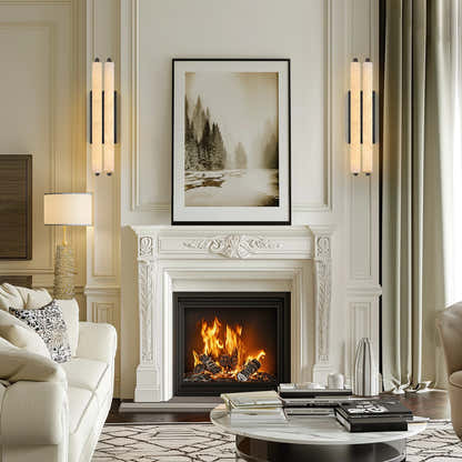 Clara Glow Alabaster Double Wall Sconce 19"H