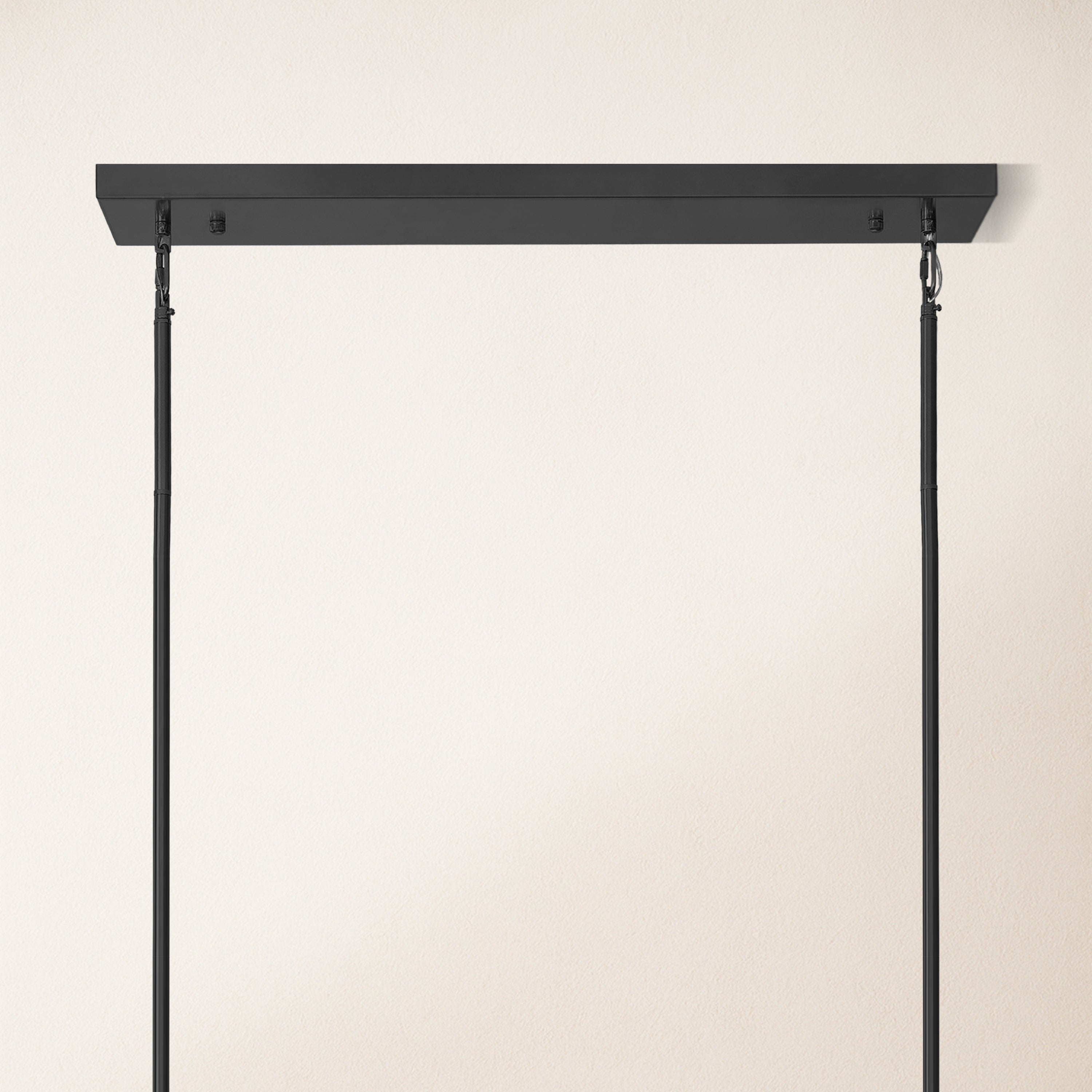 Solmare Alabaster Rechteckiger Kronleuchter 55"B